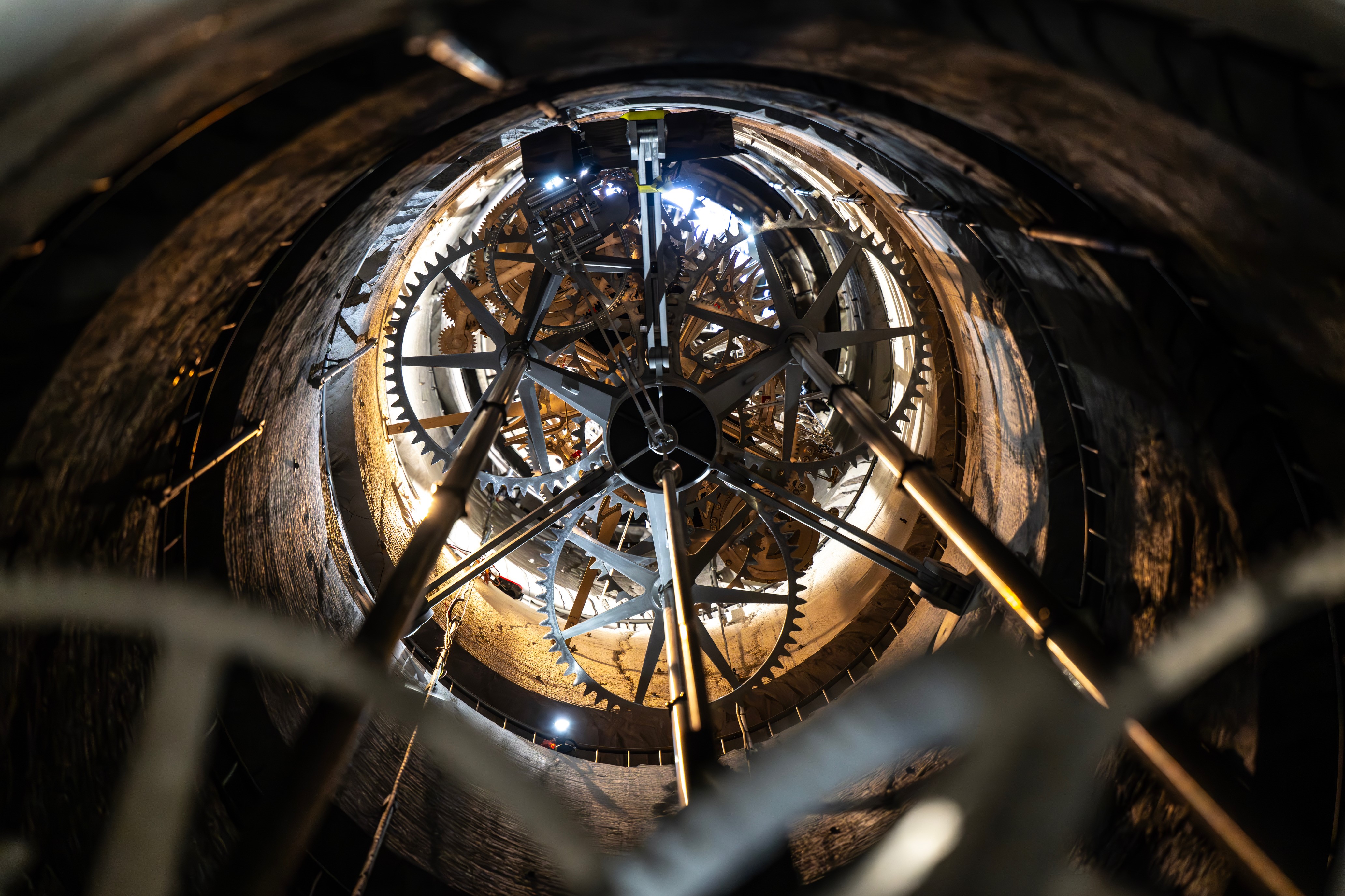 The 10,000 Year Clock — mechanical gears inside the mountain